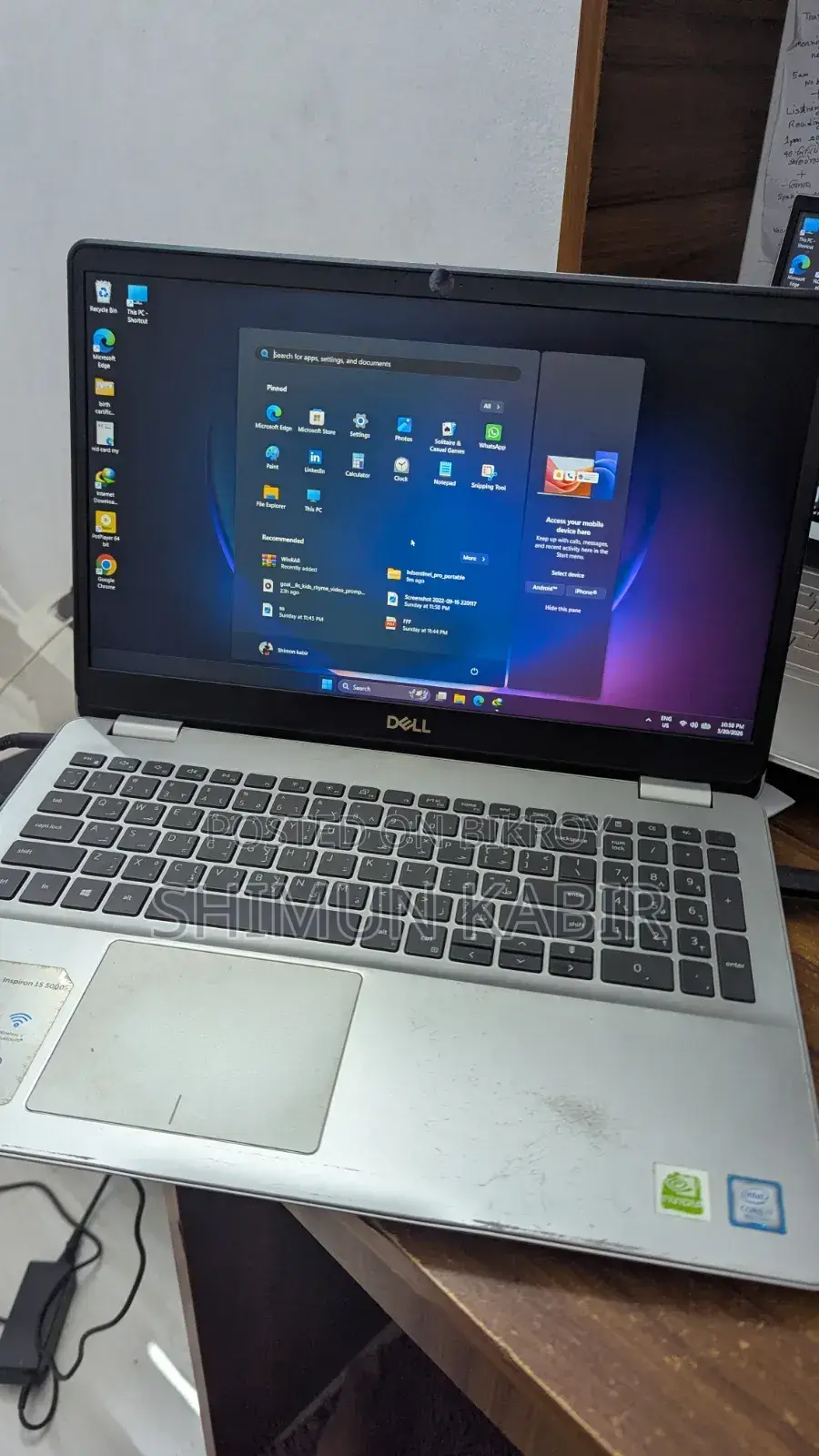 Laptop Dell Inspiron 15 5000 8GB Intel Core I7 HDD+SSD 1TB