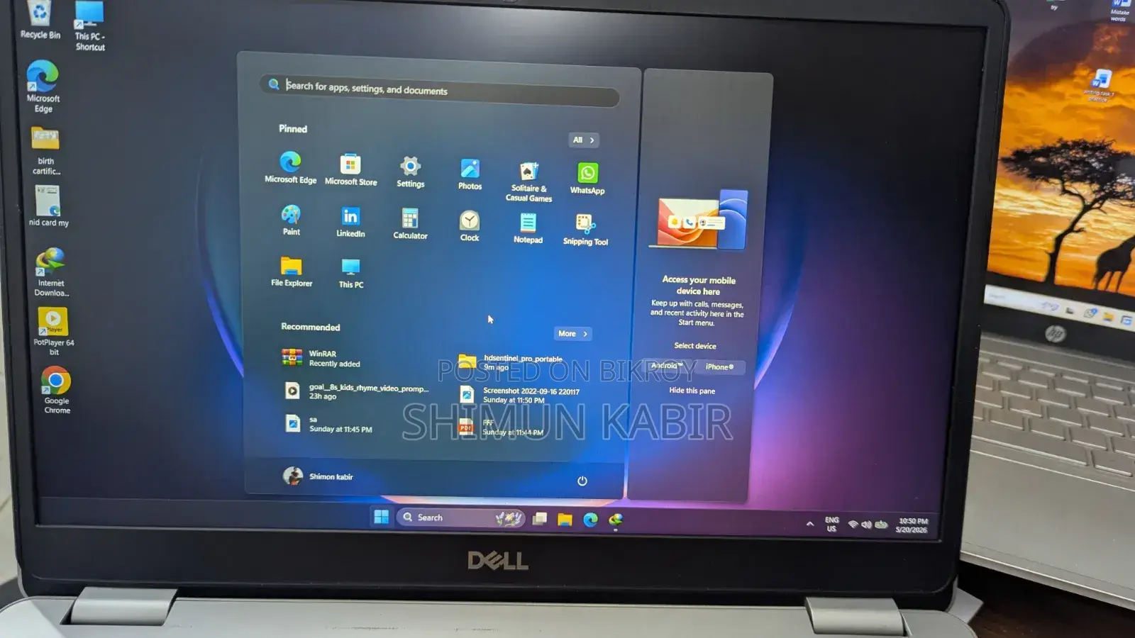 Laptop Dell Inspiron 15 5000 8GB Intel Core I7 HDD+SSD 1TB