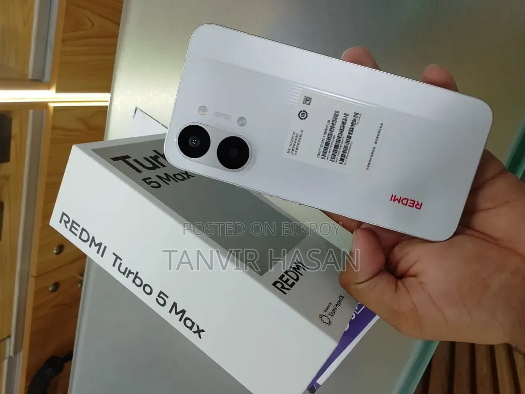New Xiaomi Redmi Turbo 5 Max 256 GB White