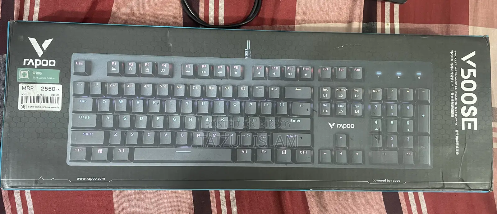 Rapo V500se Full Size Mechanical Keyboard