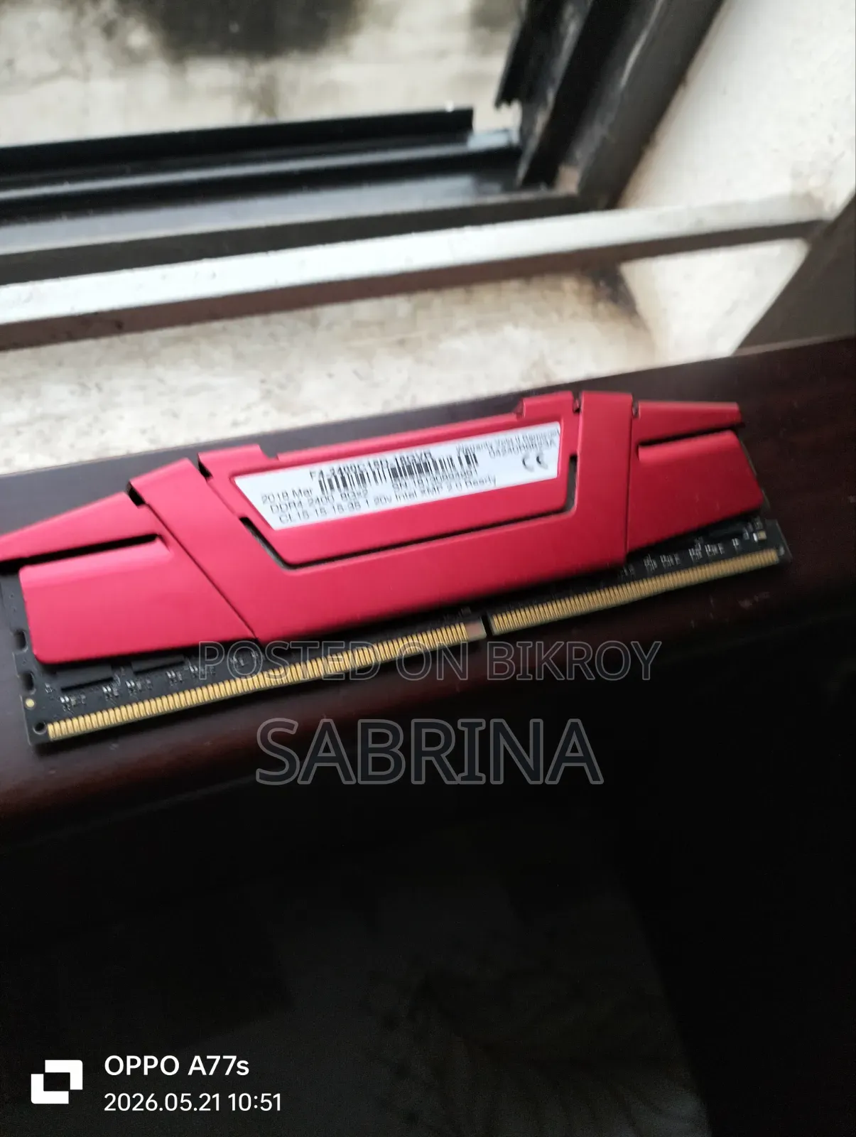 G.Skill Ripshaw RAM DDR4 16GB 3200MHz