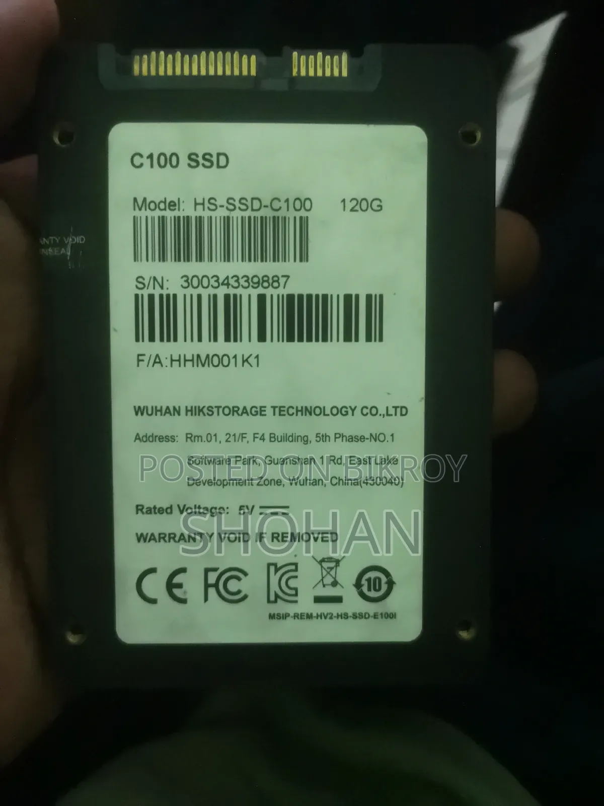 Hikvision SSD 120 Gb