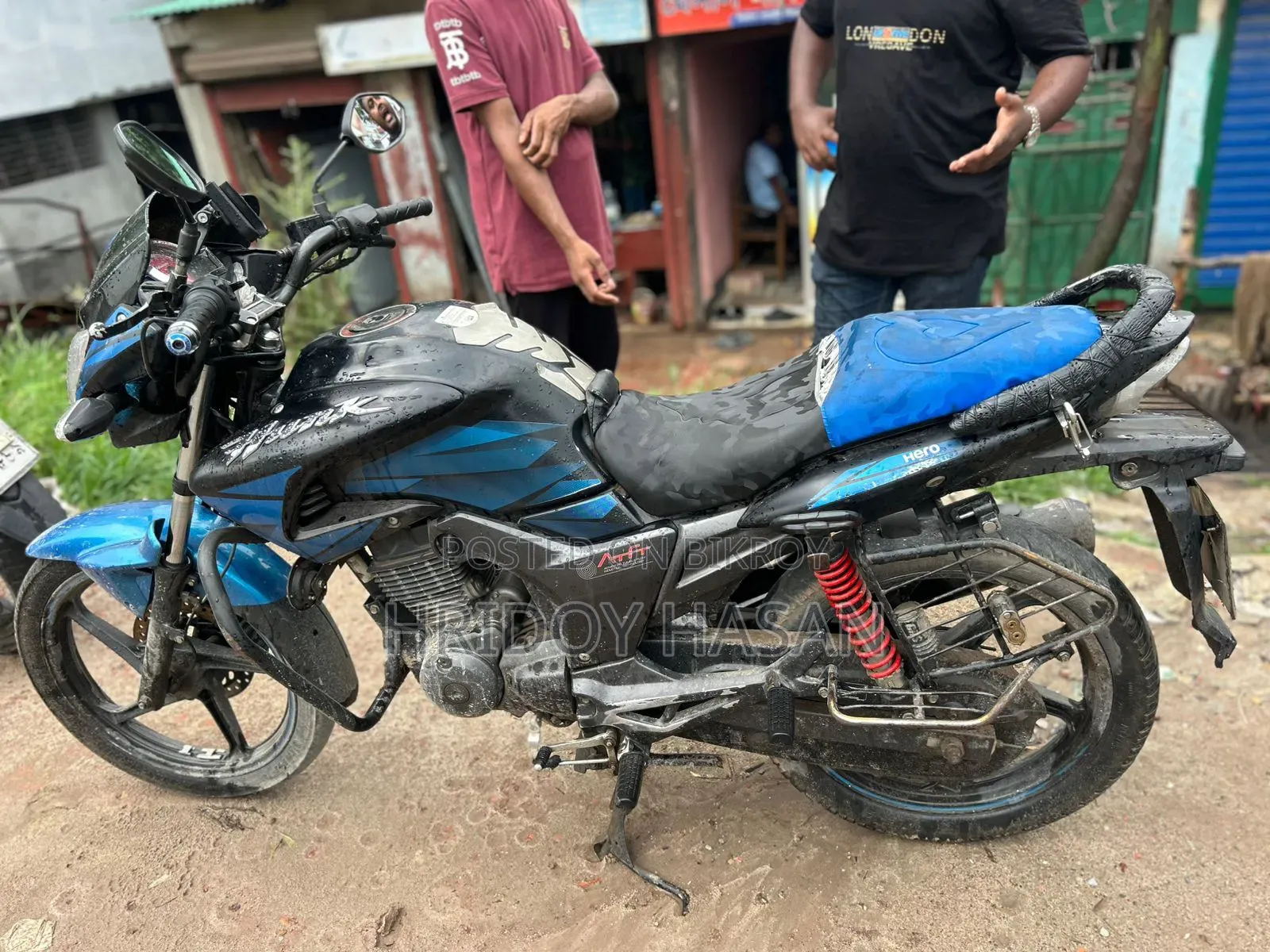 Hero Hunk 150 2019 Blue