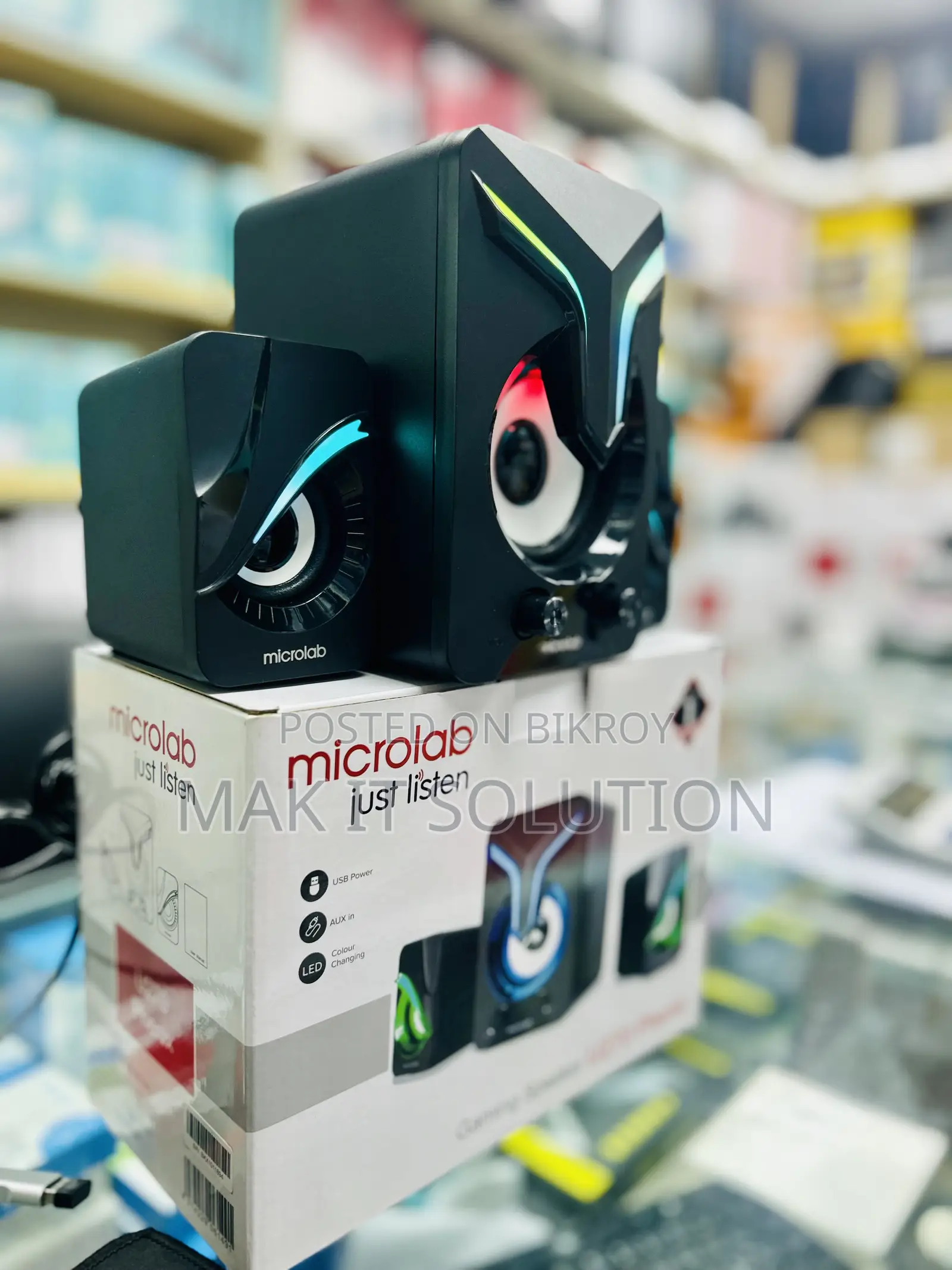 Microlab U270 Phoenix 2.1ch Usb Powered Stereo Gaming Speaker