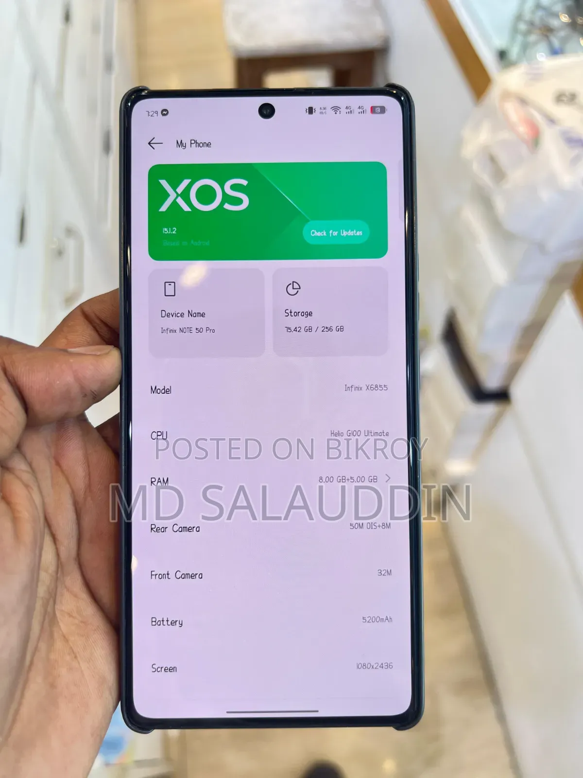 Infinix Note 50 Pro 256 GB Black
