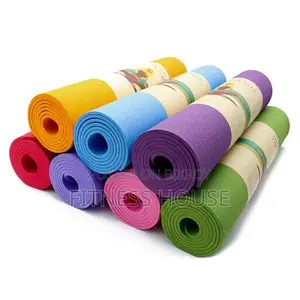 Yoga Mat 2ft/6ft 8mm Non-Slip Exercise Fitness Mat