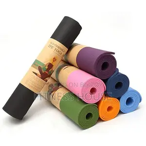 Yoga Mat 2ft/6ft 8mm Non-Slip Exercise Fitness Mat