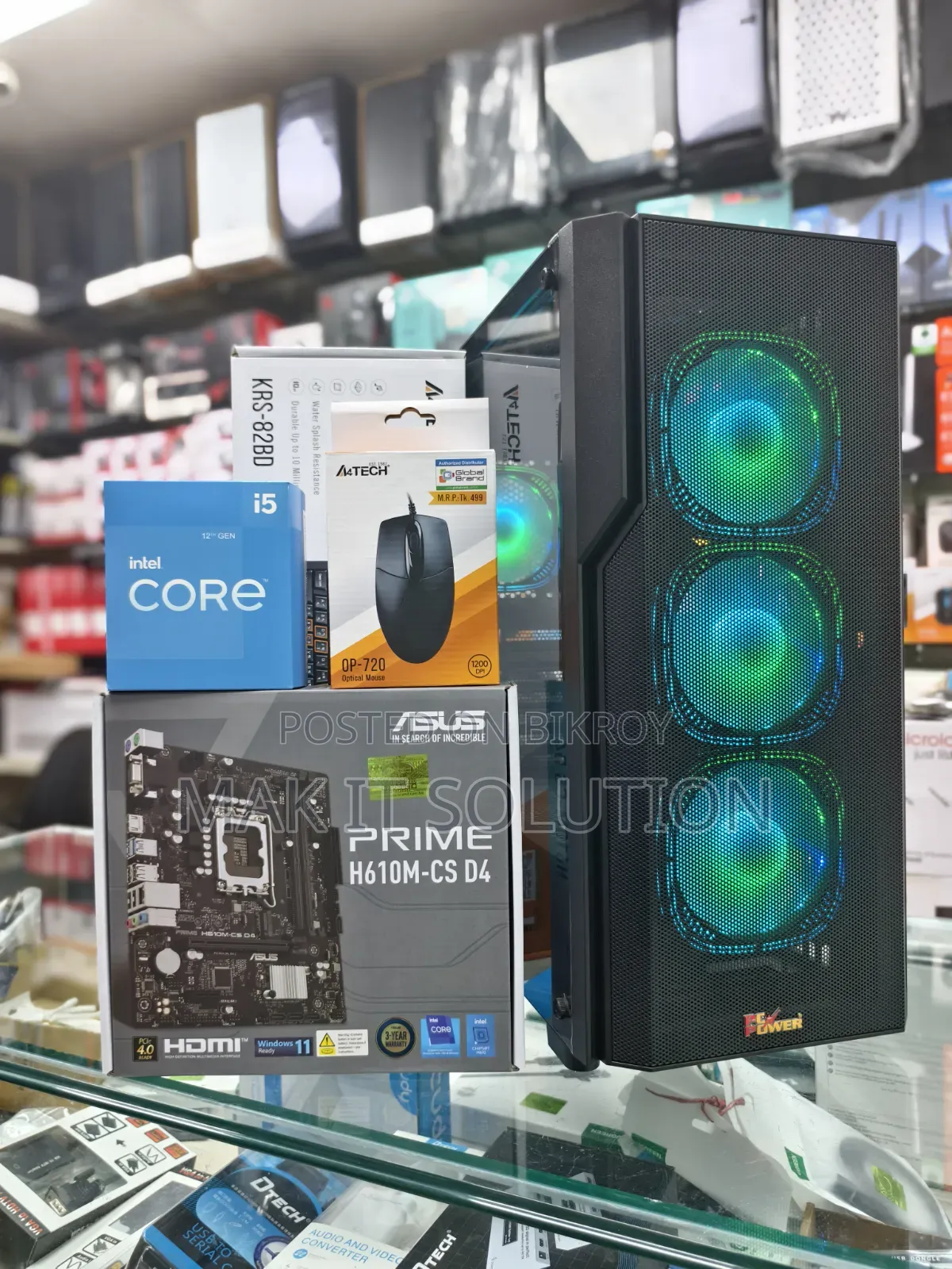 New Desktop Computer Asus 16GB Intel Core I5 HDD+SSD 256GB