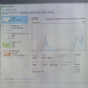 Desktop Computer 12GB Intel Core I5 HDD+SSD 500GB