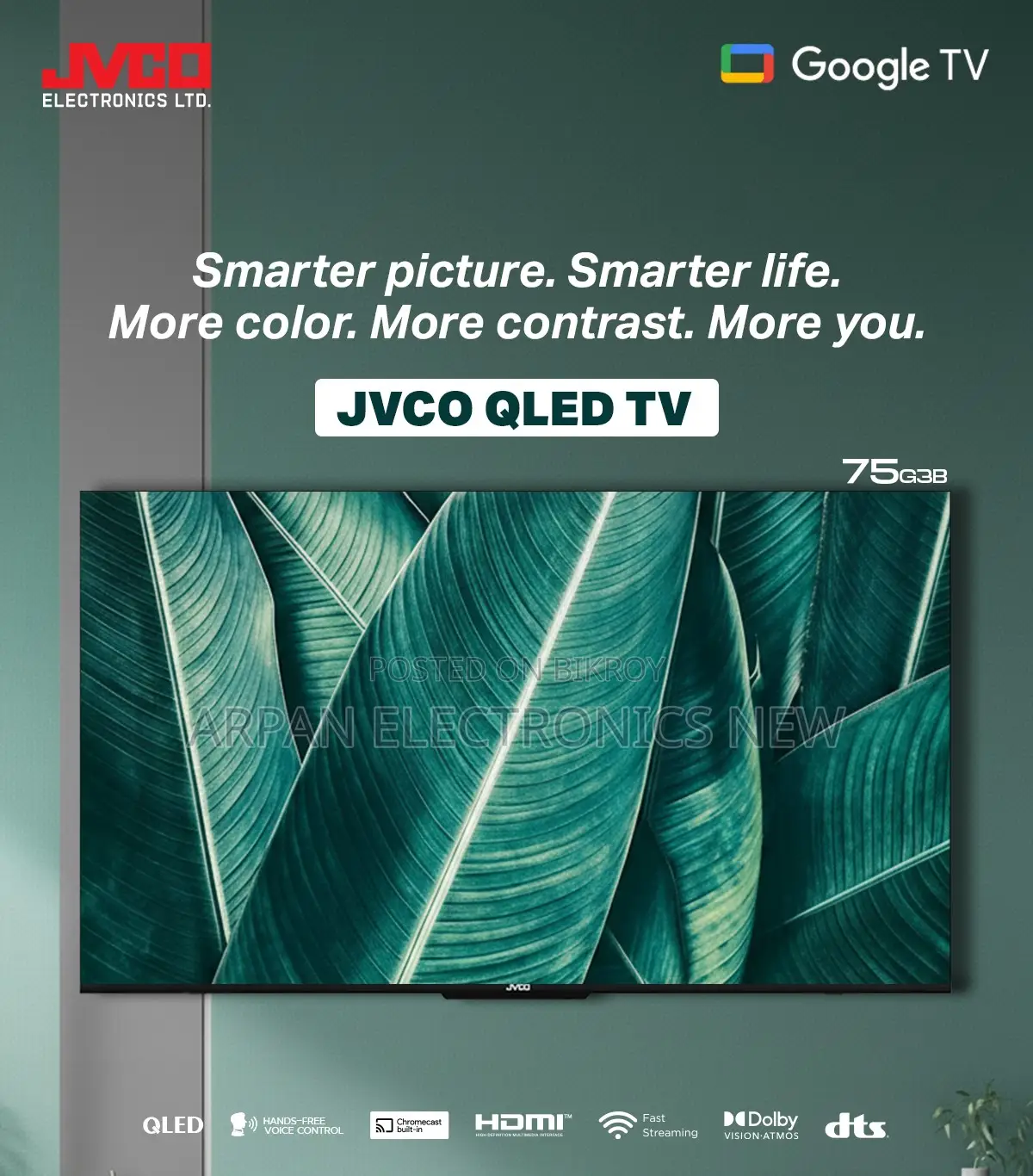 Jvco 32′′ Smart Android TV Voice Dhamaka Offer