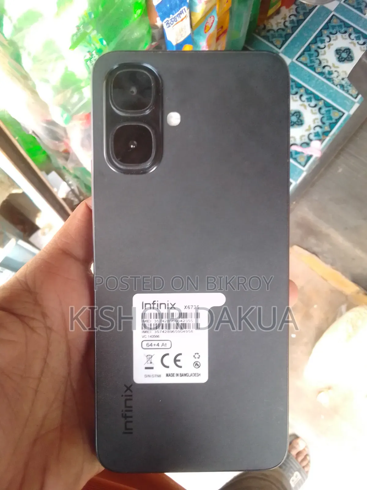 New Infinix Smart 10 64 GB Black