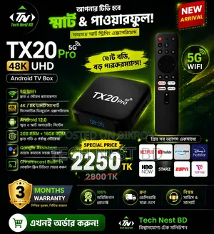 Tx20 Pro 5g Uhd Smart Android Tv Box