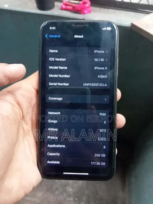 Apple iPhone X 256 GB Black
