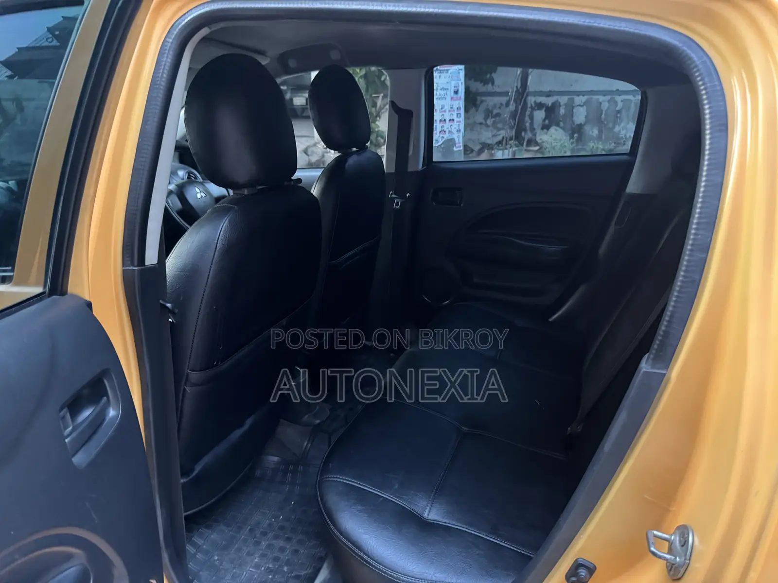 Mitsubishi Mirage 2012 Yellow