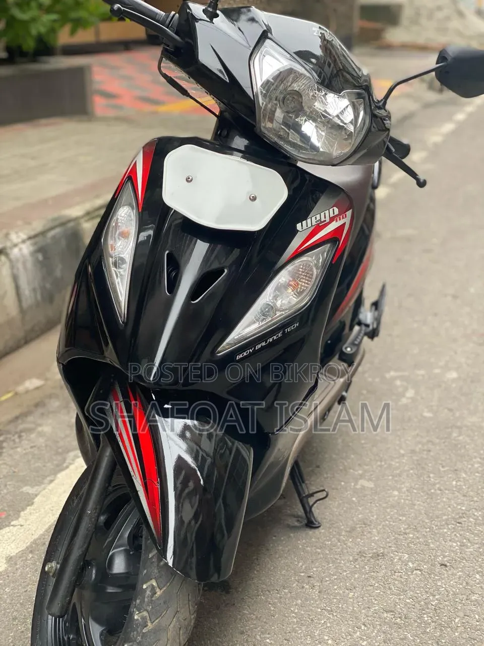 TVS Wego 2025 Black