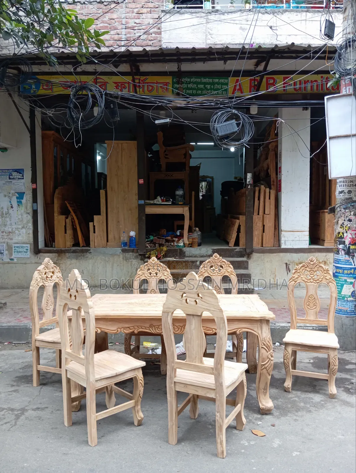 Dining Table Set With 6 Chairs