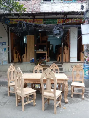 Dining Table Set With 6 Chairs