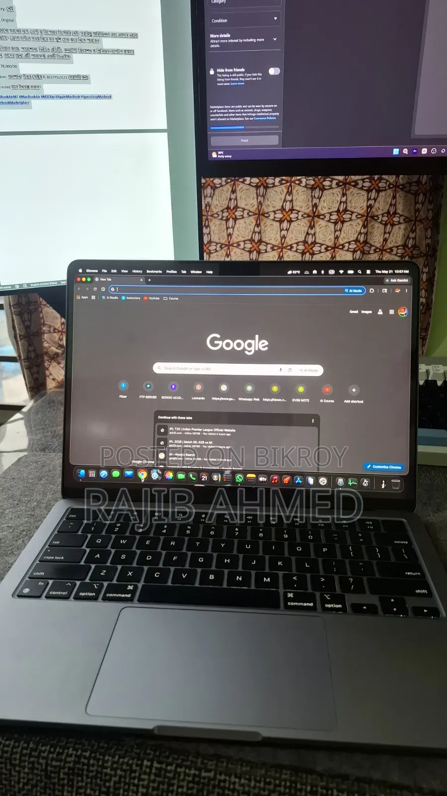 Laptop Apple MacBook Air 2022 M2 8GB Apple M2 SSD 256GB