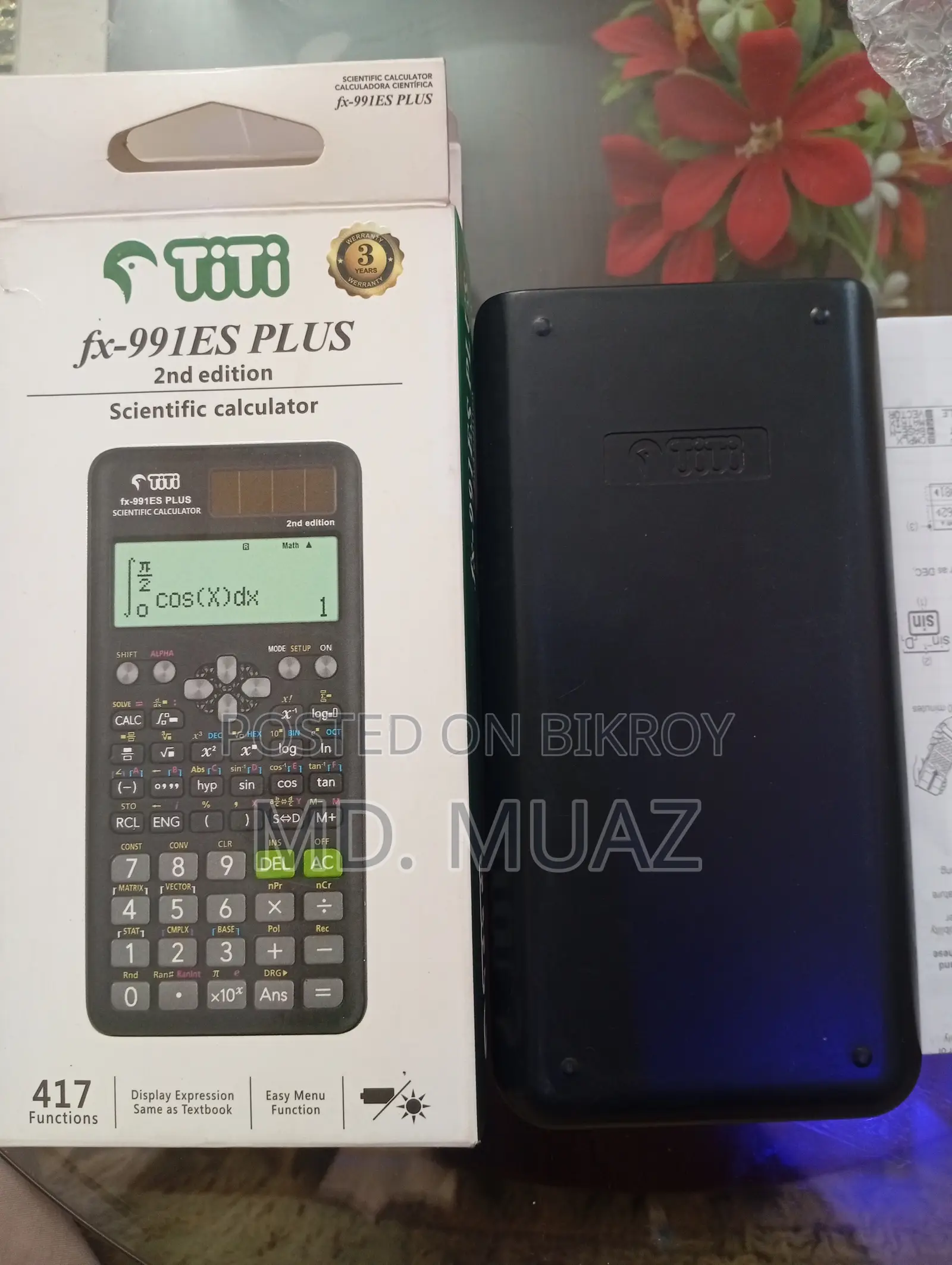 Titi Fx-991es Plus 2nd Edition Scientific Calculator