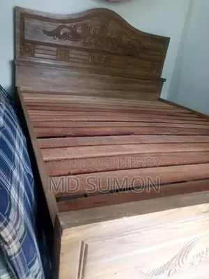সেগুন কাঠের খাট