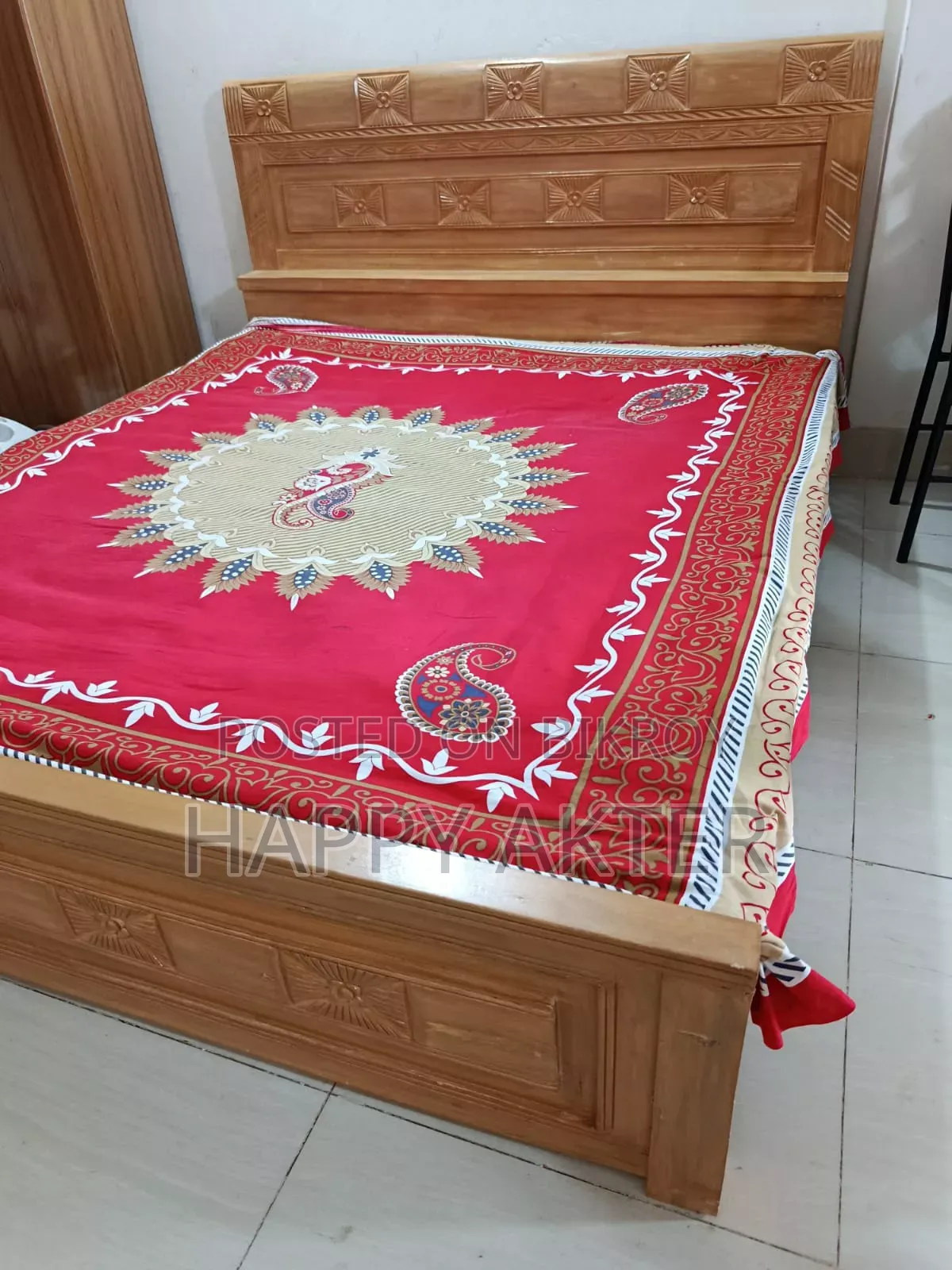 Teak Wood 6/7 Bed