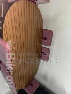 ৬ চেয়ার এবং সেগুন কাঠের ডাইনিং টেবিল