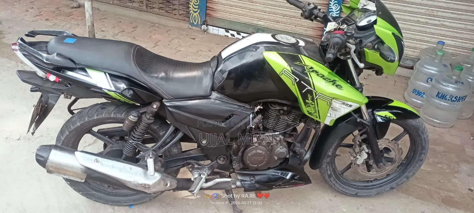TVS Apache RTR 160 2V 2013 Green