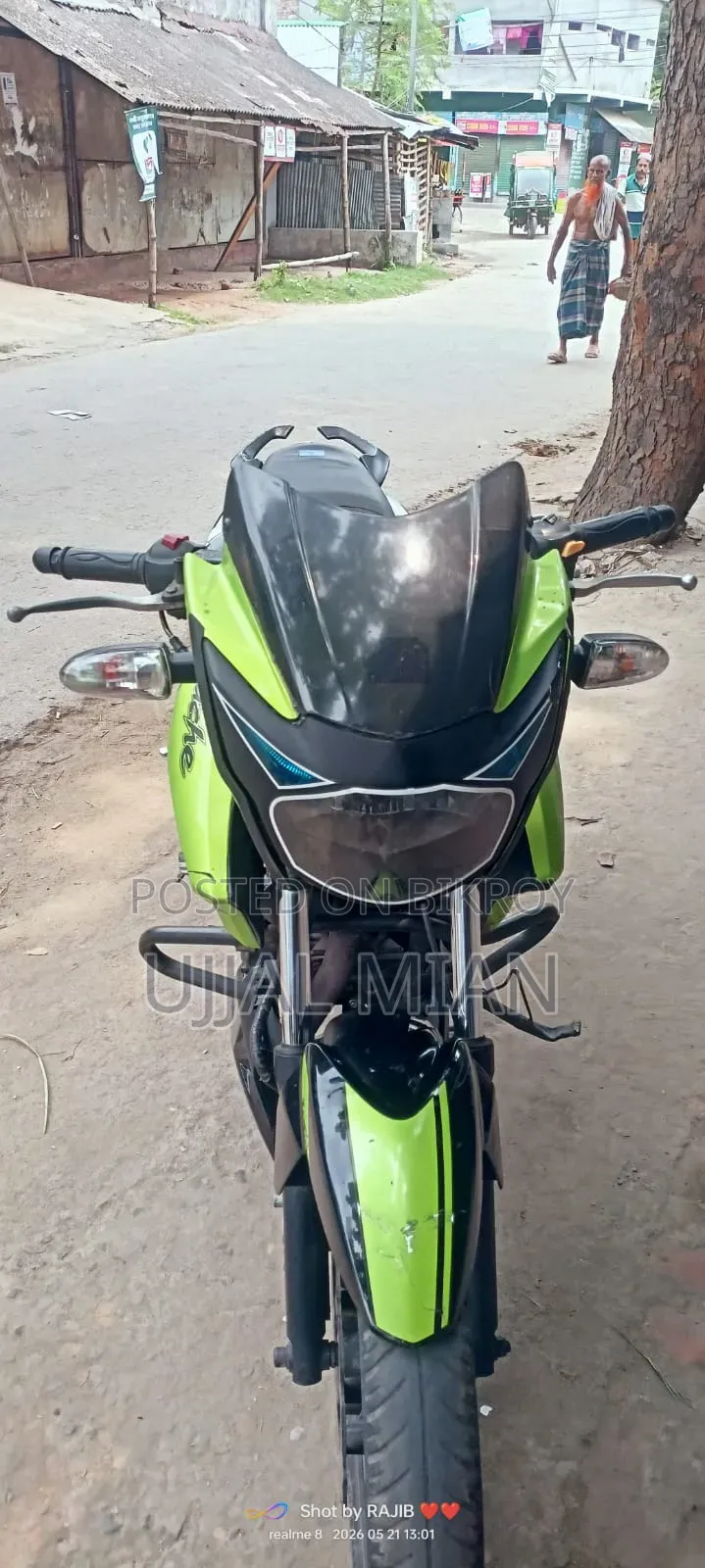 TVS Apache RTR 160 2V 2013 Green