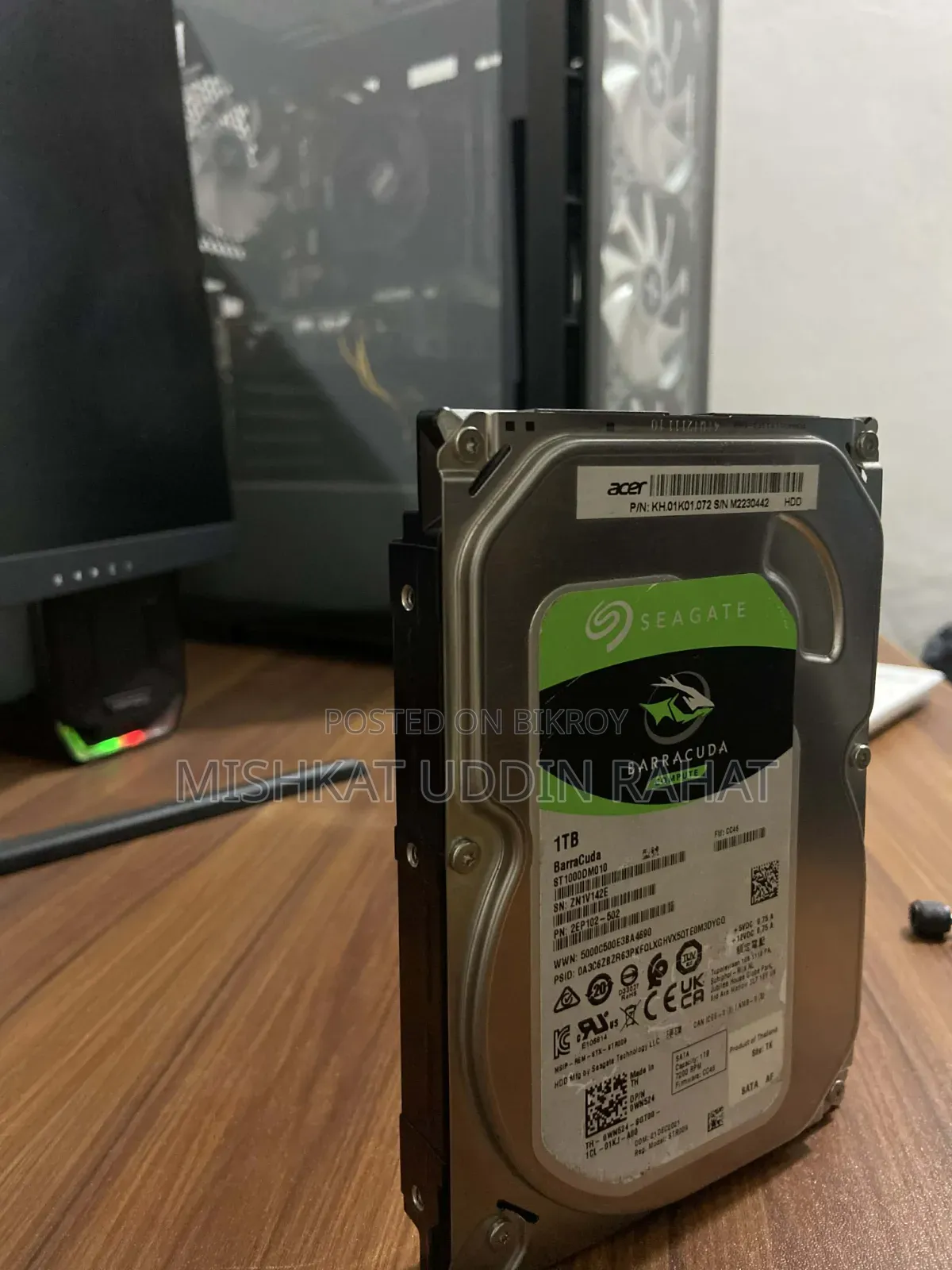 1 Tb Seagate 7200rpm Desktop HDD