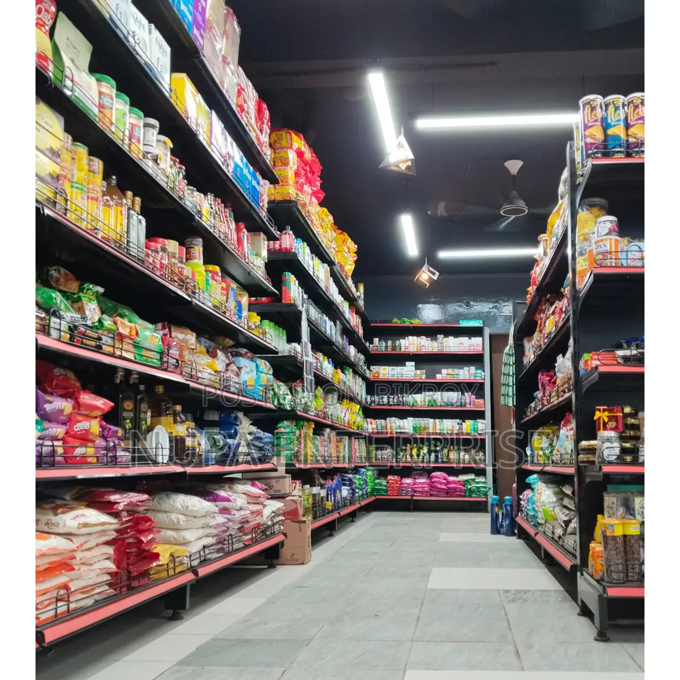 Adjustable Shelf Rack for Super Shop
