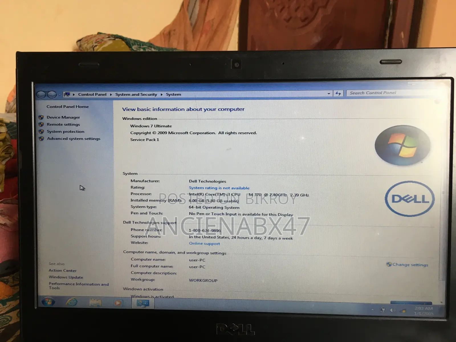 Laptop Dell Vostro 3400 6GB Intel Core I3 SSD 512GB