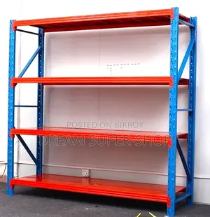 Megastore Slotted Rack – Strong Industrial Shelf