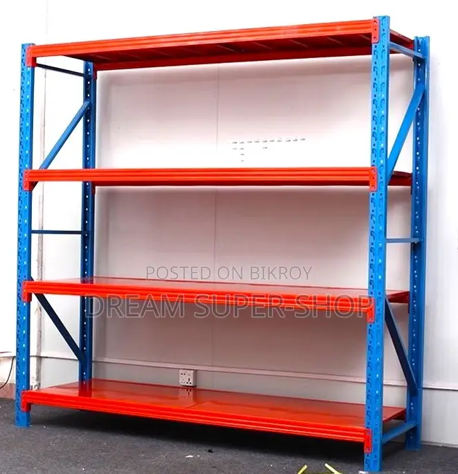 Megastore Slotted Rack – Strong Industrial Shelf