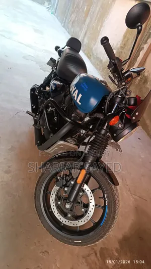 নতুন Royal Enfield Hunter 350 2025 ব্লু
