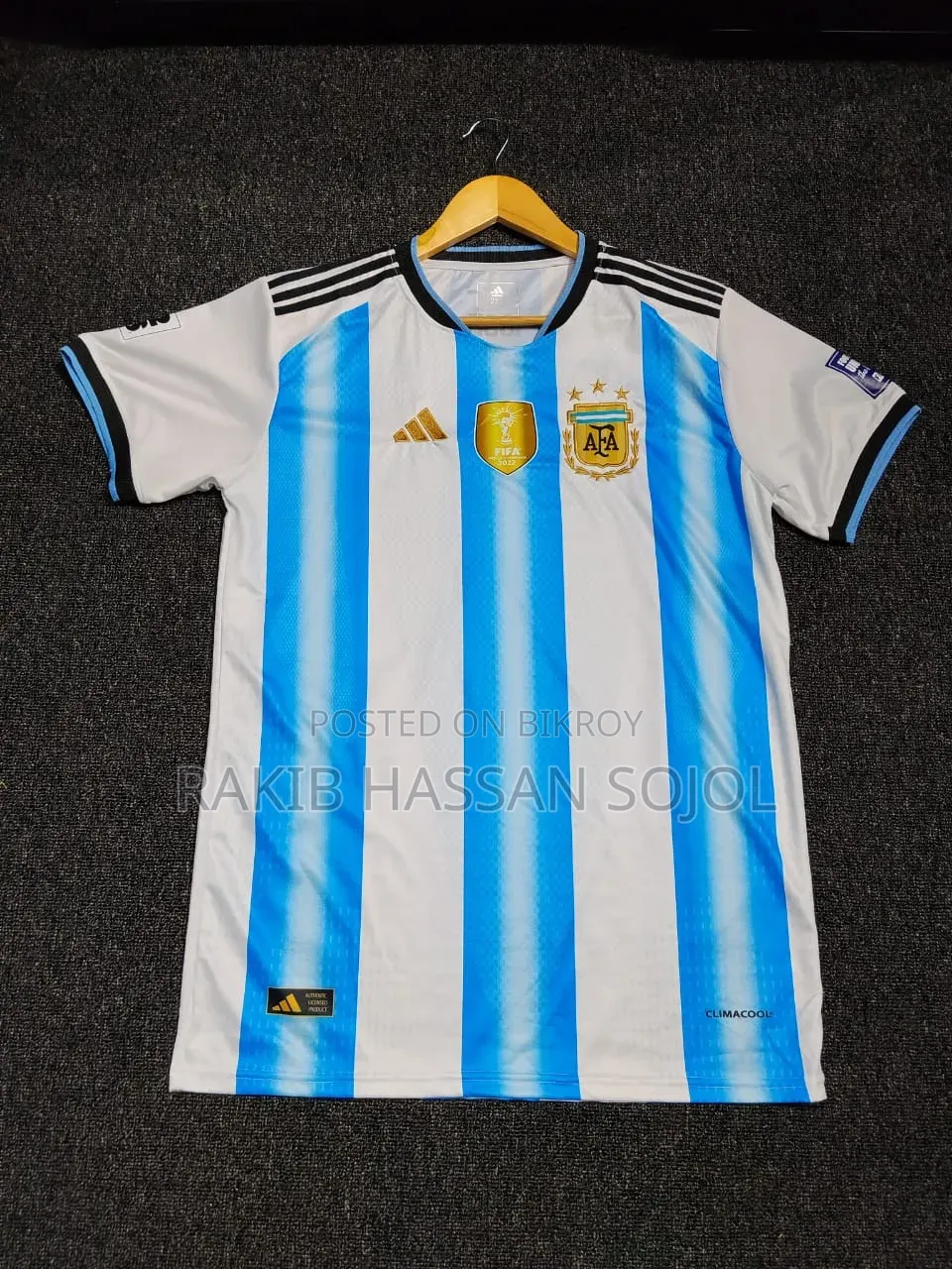 Argentina Fan Version Embroidery Jersey 2026