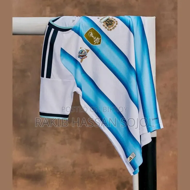 Argentina Embroidery Jersey World Cup 2026