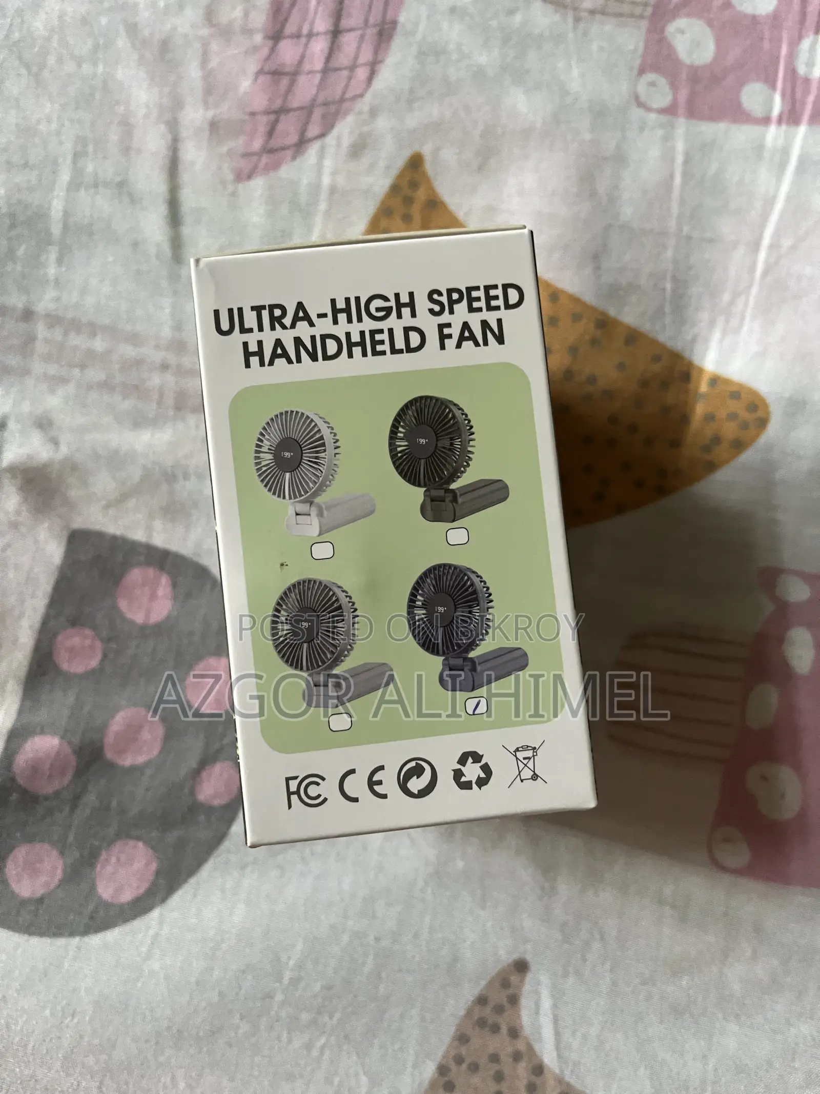 Ultra-High Speed Handheld Fan