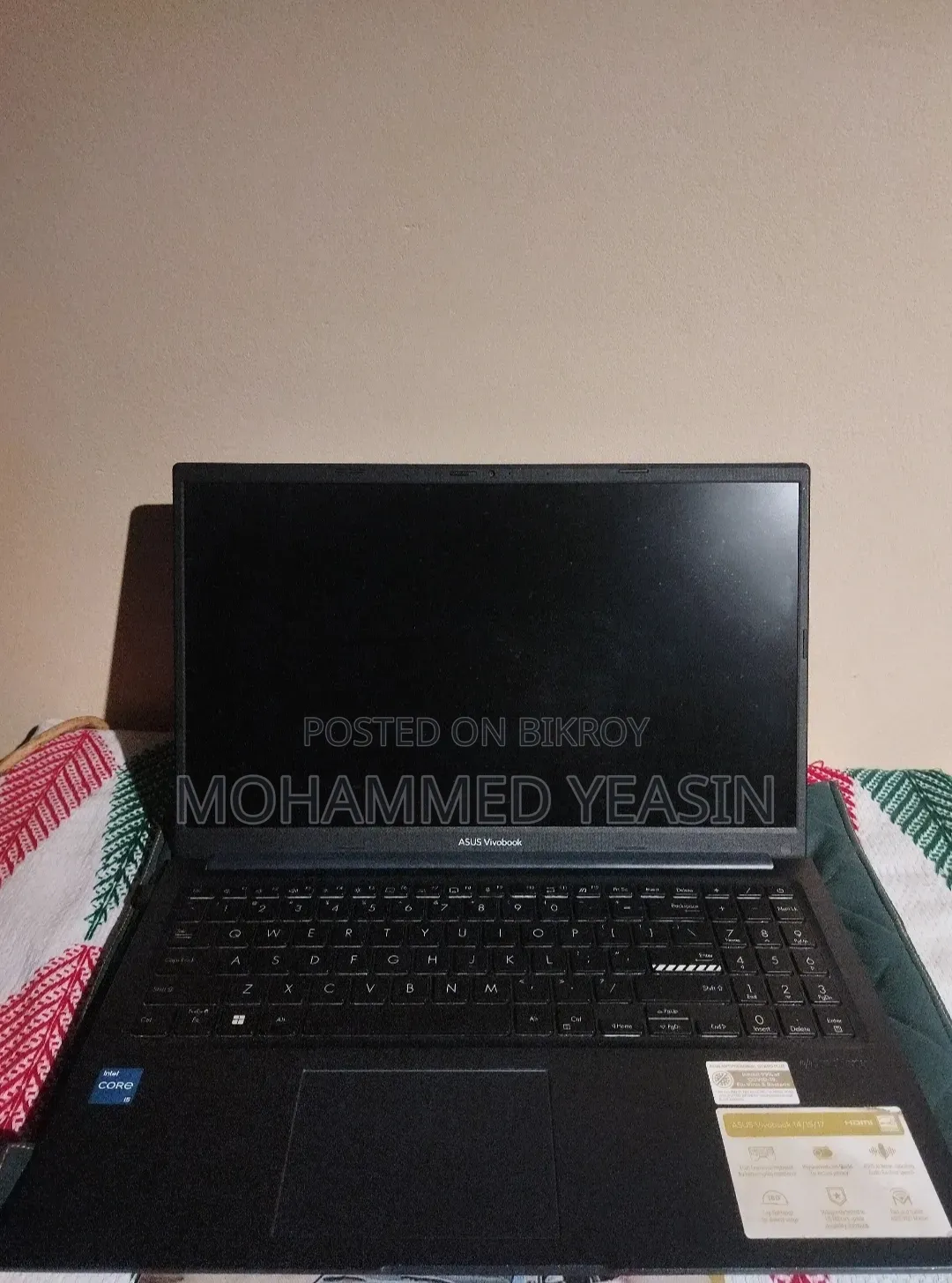 Laptop Asus VivoBook 15 X505BA 8GB Intel Core I5 SSD 512GB