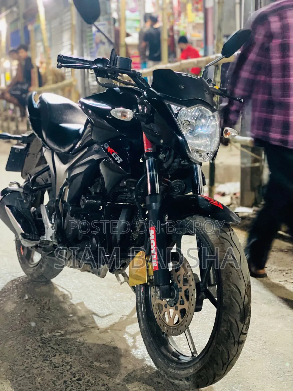Suzuki Gixxer Monotone 2024 Black