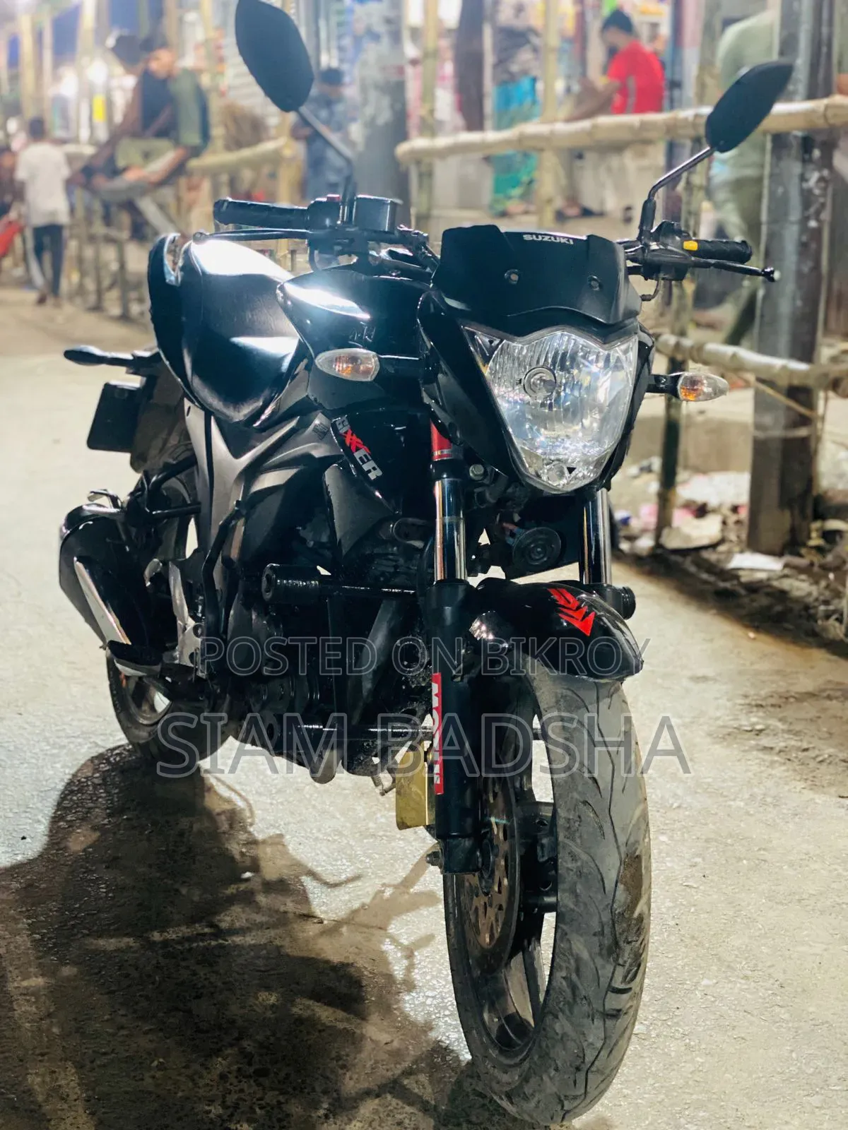Suzuki Gixxer Monotone 2024 Black