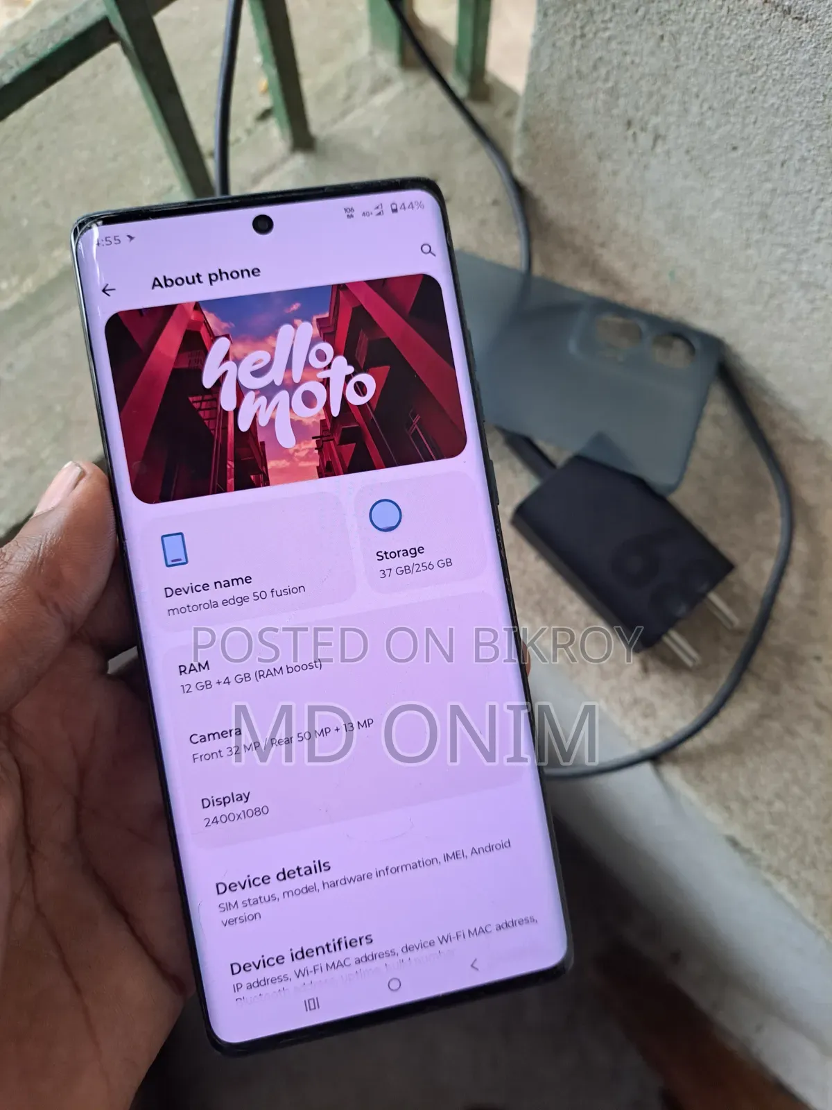 Motorola Edge 50 Fusion 256 GB Blue