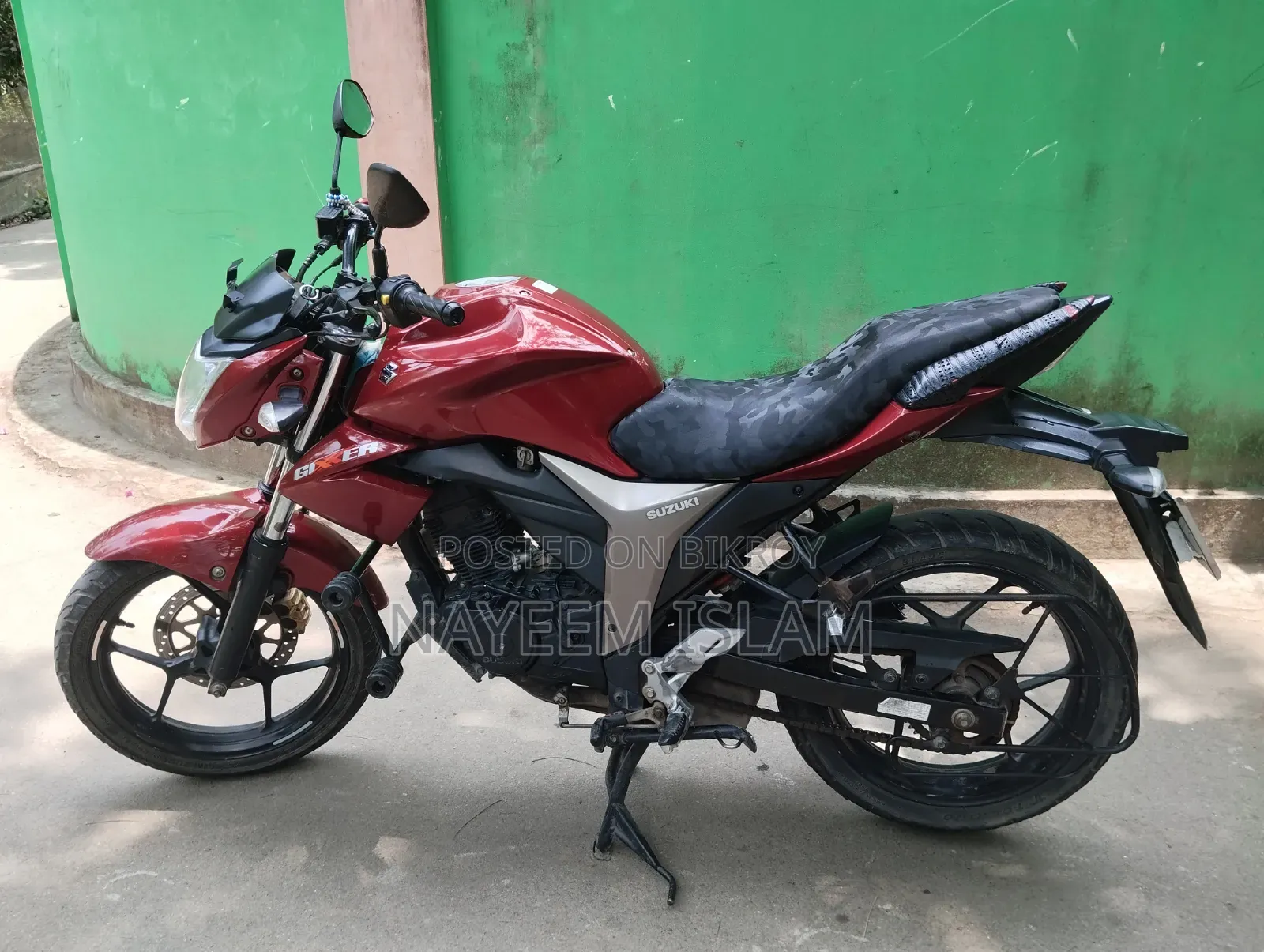 Suzuki Gixxer Monotone 2023 Red