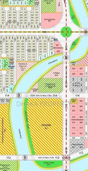 Near 100ft 3 Katha Park West Sector-18