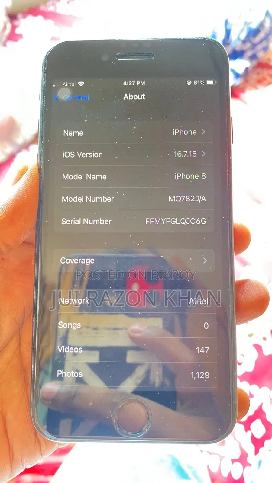 Apple iPhone 8 64 GB Black