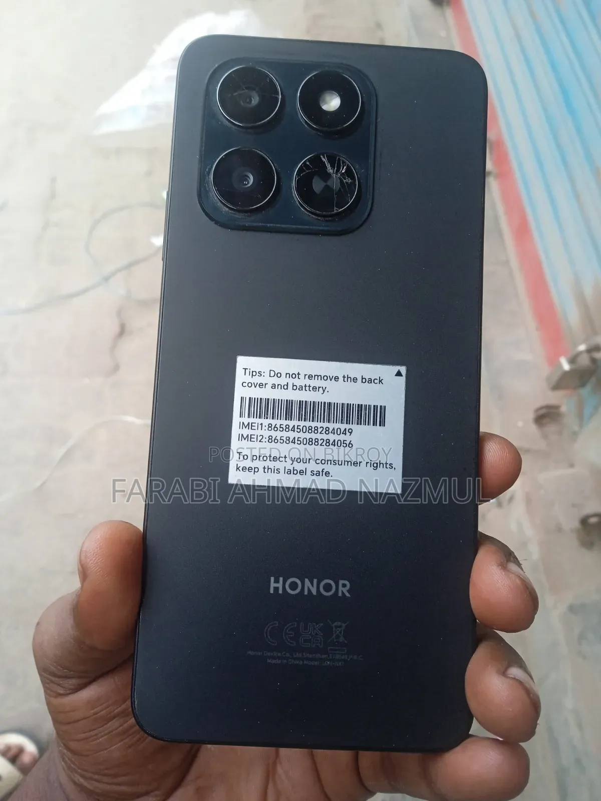 Honor X7d 128 GB Black