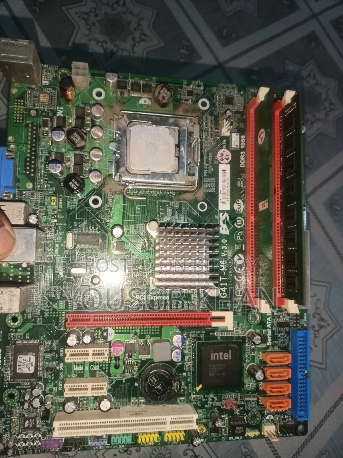 Motherboard+Ram4gb+Processor