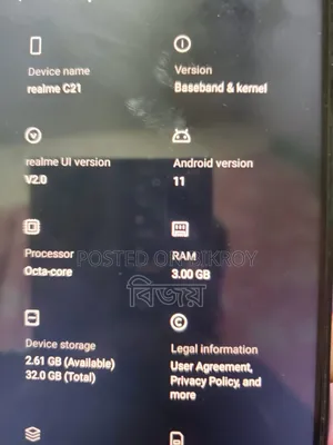 Realme C21Y 64 GB Black