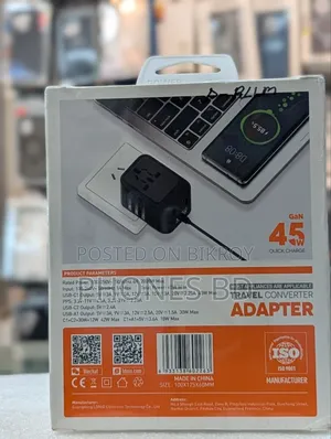 Ldnio Z8 45w GaN Travel Adapter