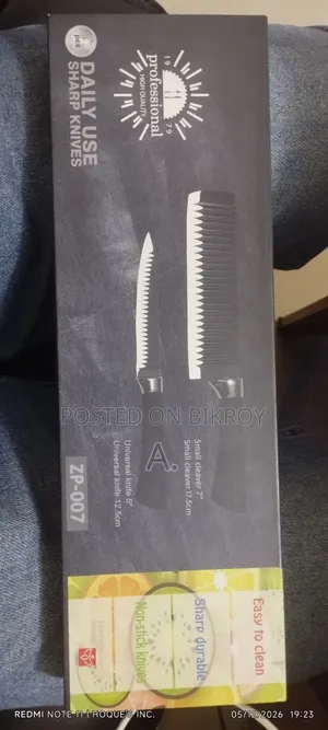 2-piece non-stick knife set.