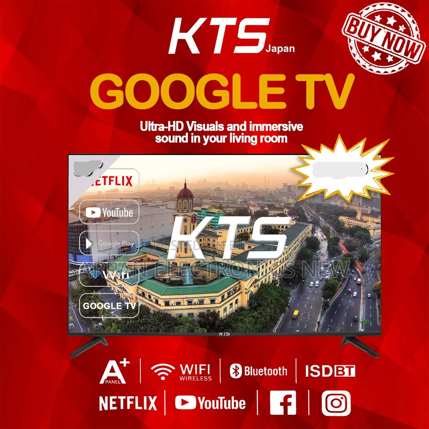 Best Price Daily 43 Inch HD Android Smart LED TV Sony Plus